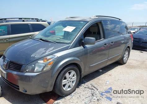 2004 Nissan Quest 3.5 Sl from USA, damaged, VIN 5N1BV28U14N370505